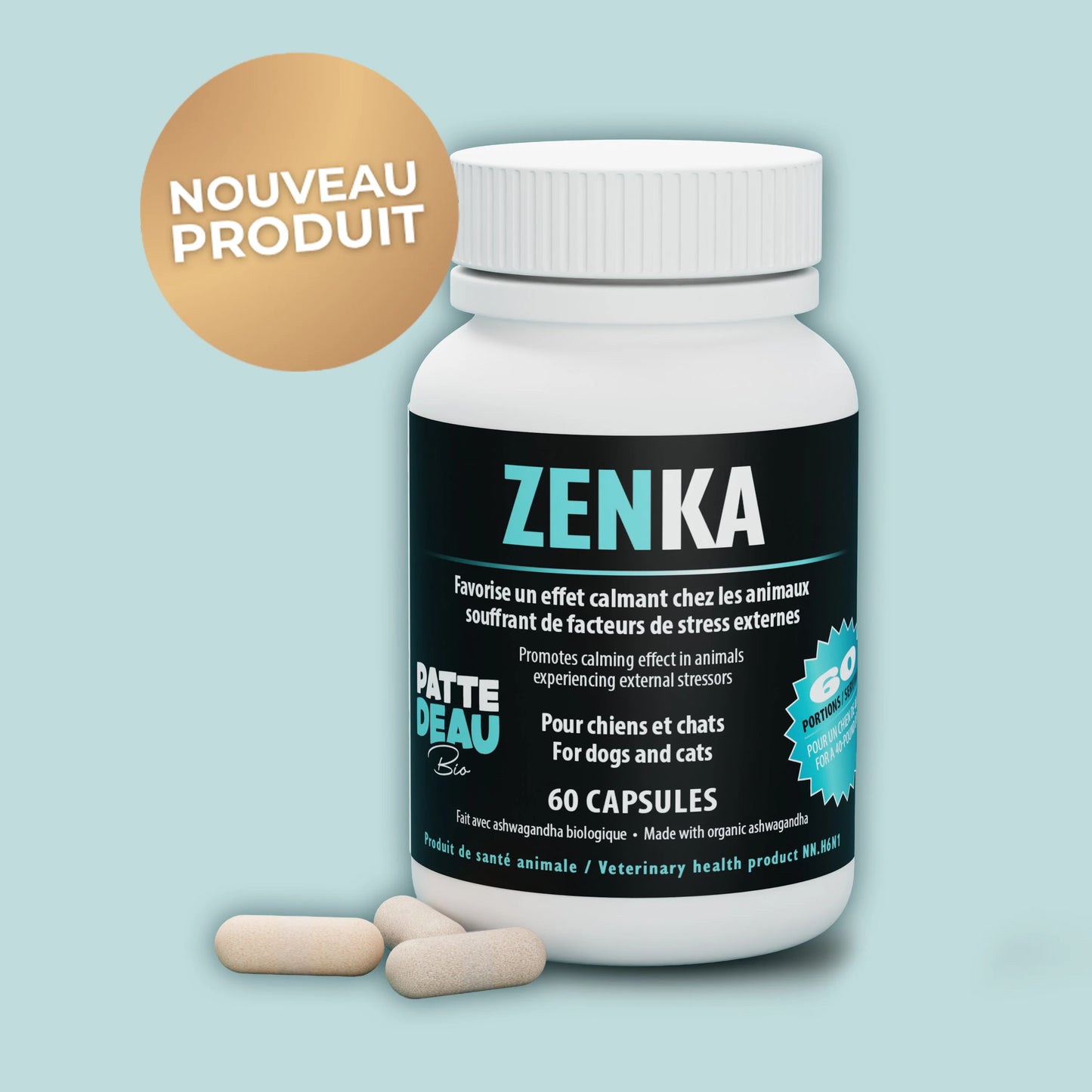 Zenka - 60 capsules - Pattededeau Bio