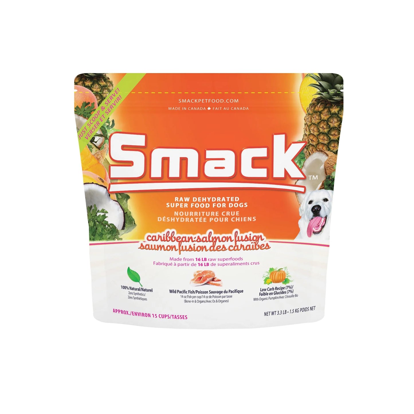 Nourriture pour Chien Déshydratée - Smack - Saumon
