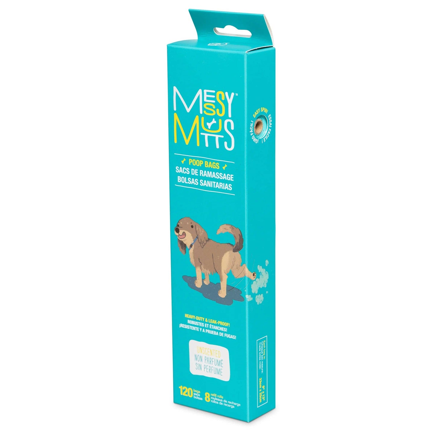 Sacs à Cacas Biorecyclés - Messy Mutts