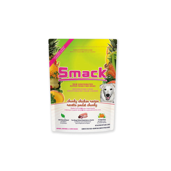 Nourriture pour Chien Déshydratée - Recette Poulet Chunky - Smack