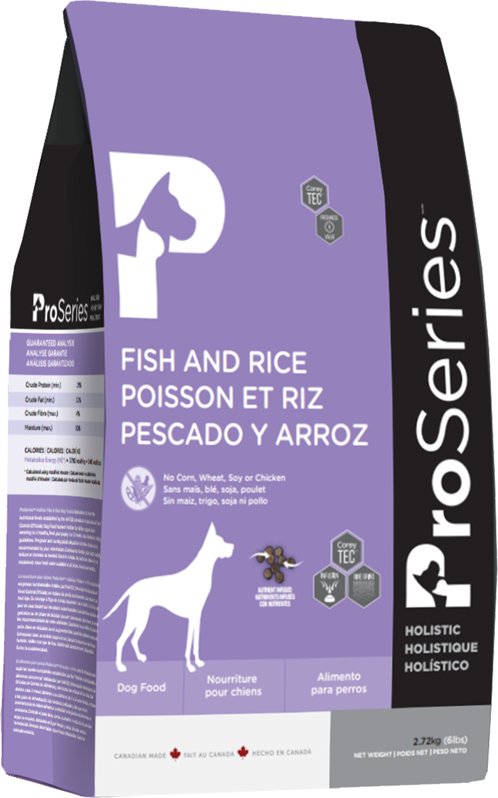 Nourriture pour Chien - ProSeries - Poisson et Riz - 12,9Kg