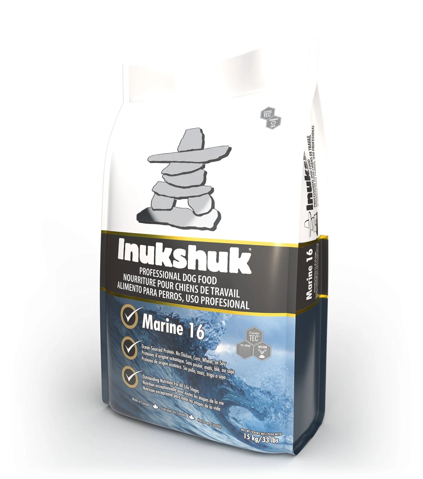 Nourriture pour chien - Inukshuk Marine 26/16 15kg