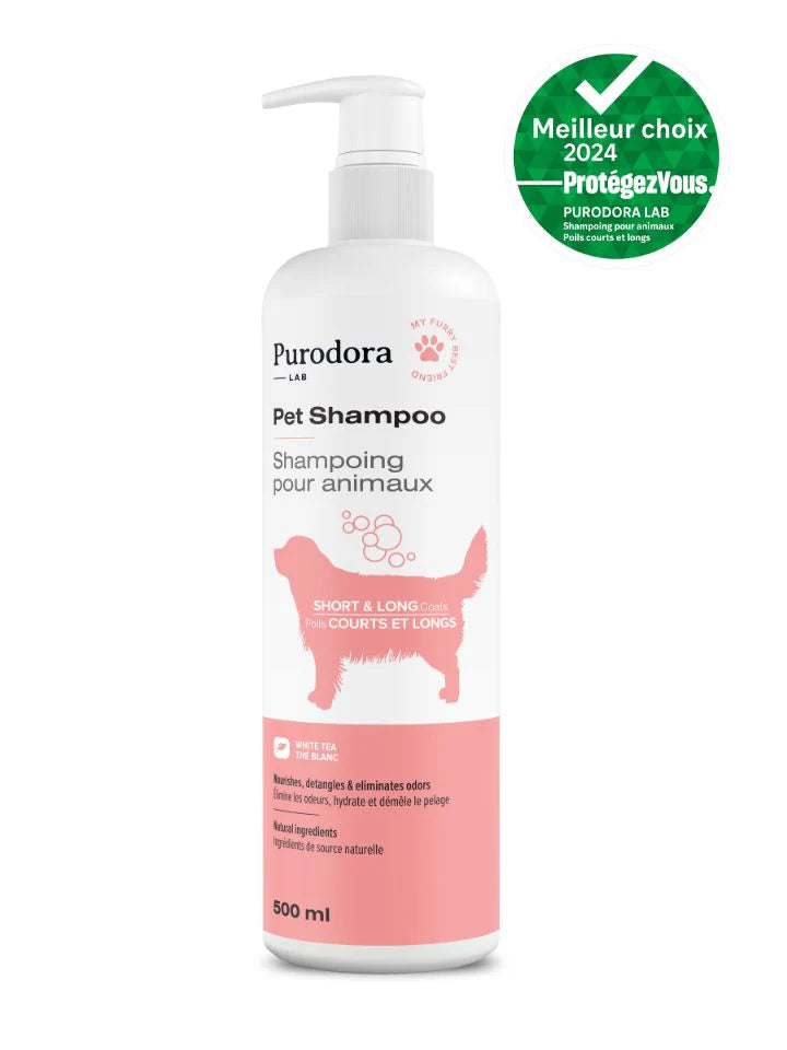 Shampoing pour animaux - Poils courts et longs - Purodora