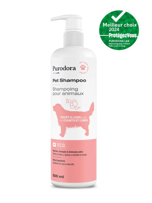 Shampoing pour animaux - Poils courts et longs - Purodora
